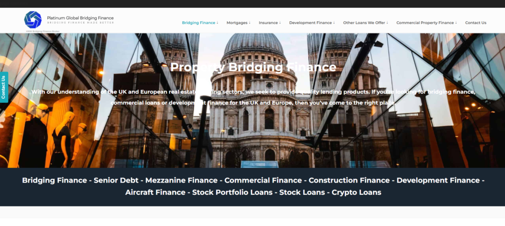 4. Platinum Global Bridging Finance