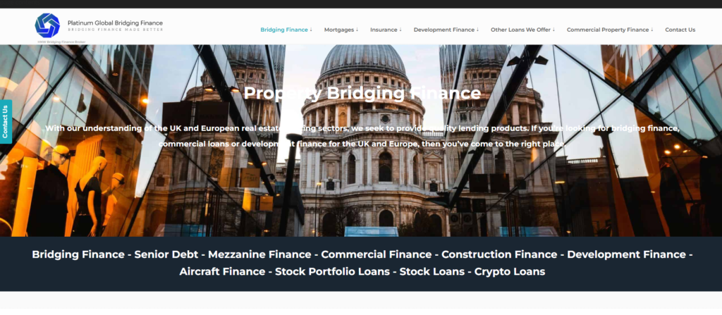 4. Platinum Global Bridging Finance