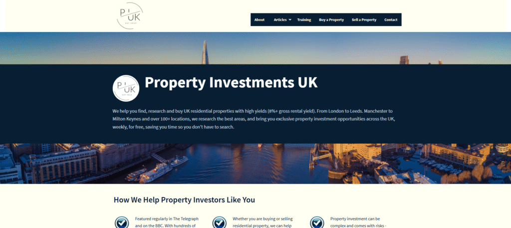 2. Property Investments UK